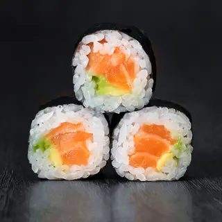 Hosomaki de salmón y aguacate(8U)