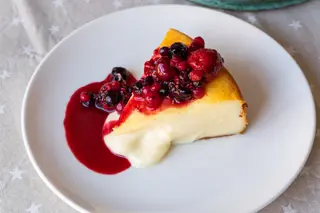 Tarta de queso (porción)
