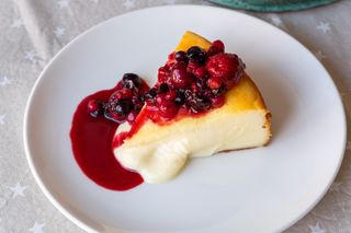 Tarta de queso (porción)