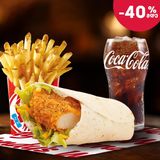 ცხარე ქათმის ვრეპის კომბო