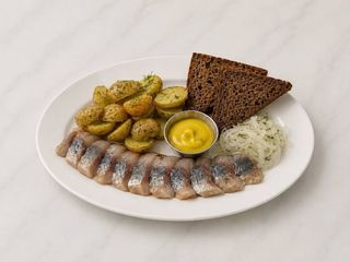 Оселедець малосольний з картоплею (300g)