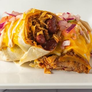 Burrito pulled pork