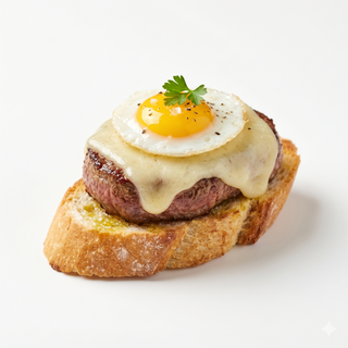 Montadito de Filete Queso Manchego Y Huevo