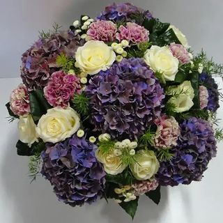 Bukiet nostalgiczny z hortensją