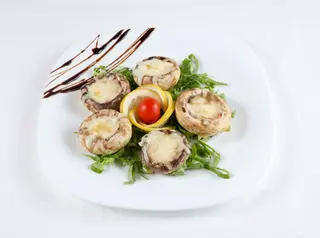 Ciuperci gratinate
