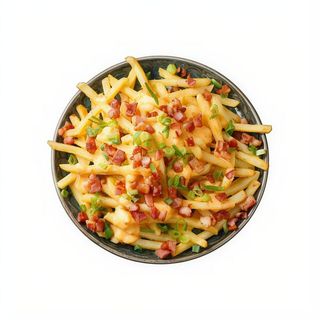 Ración De Patatas Bacon y Queso