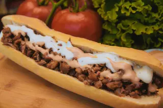 Gyros En Baguette Sin Ensalada