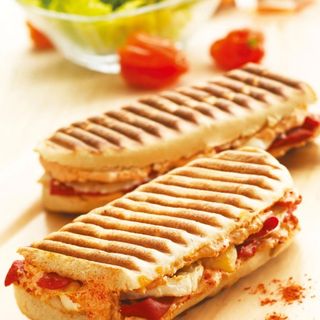 Panini thone fromage edame dinde fumée 