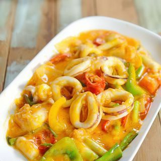 Red Curry  Calamars