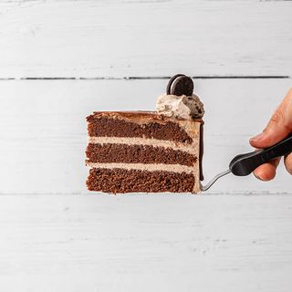 Tarta de Oreo (porción)