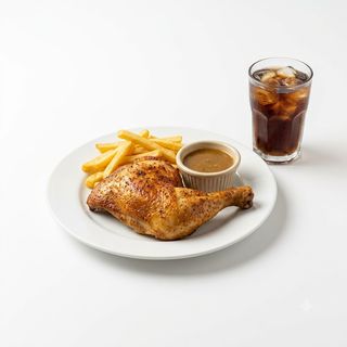 Menú 1/4 de Pollo