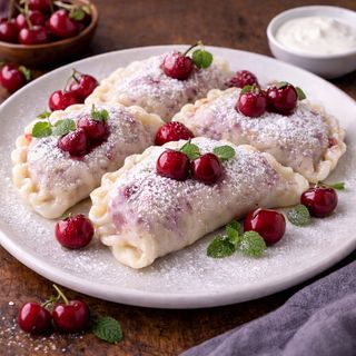 Pierogi z Wiśniami na słodko 4 szt. 120 g