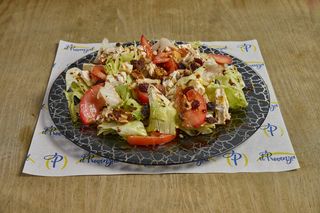 Ensalada rulo de cabra