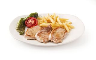 Lomo A La Plancha Con Guarnición