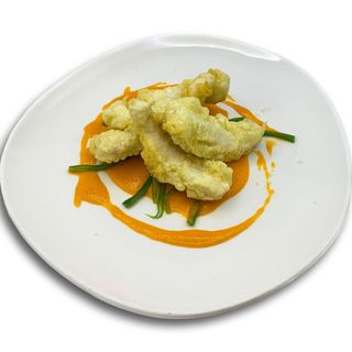 Merluza en tempura