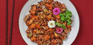 Piletina-sa-šampinjonima - I - povrćem