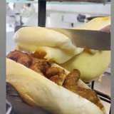 Sandwich Crevettes Pané Double Raclette 