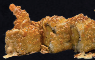 97. Uramaki Crunchy Ebi Spicy Roll (8 Uds.)