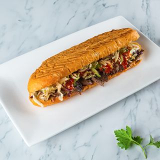 Донер с говядиной в батоне