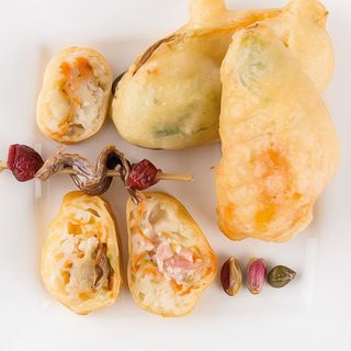 Fiori di zucca farciti