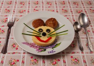 Котлетки куриные с пюре