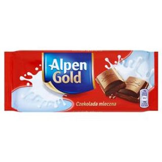 Czekolada mleczna Alpen gold . 0.09кг