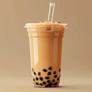 Vanilla Milk Boba