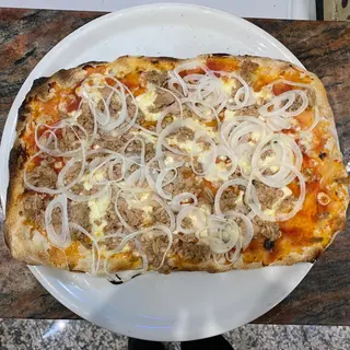 Pinsa Romana Tonno E Cipolle (33 Cm.)