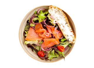 Салата Пушена сьомга (300г)