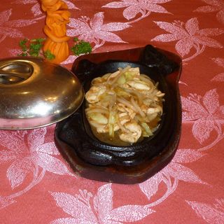 Pollo Con Jengibre Y Puerros