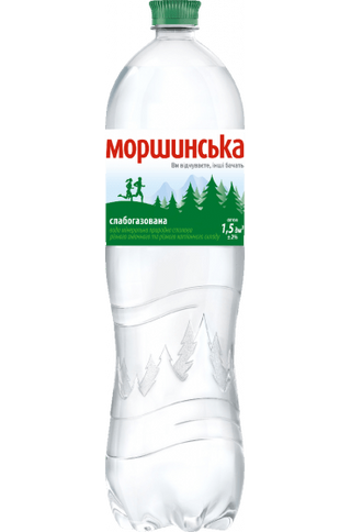 Мінеральна вода Моршинська слабогазована (1,5л)