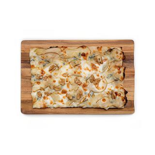 Pizza con gorgonzola y pera (20x30 cm.)