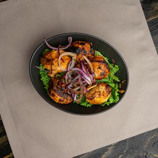 Грибы с мангала