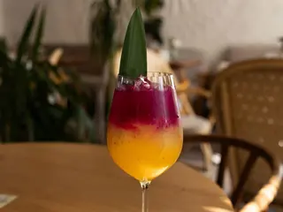 Pink Matcha Citrus Spritz
