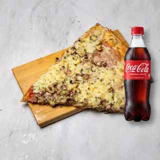 Pizza Capricciosa Parče + Coca-Cola 0.5l