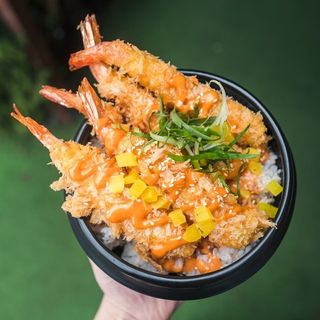 Bowl: Krewetki w Panko