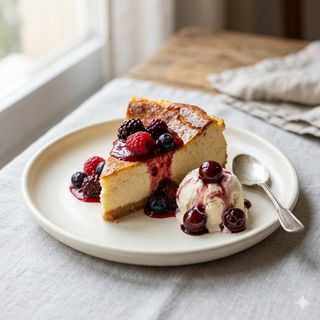Tarta De Queso Templada