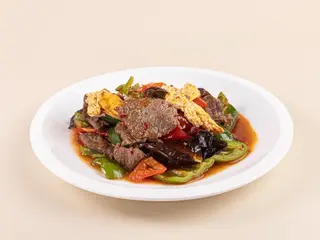Салат Телятина с грибами 