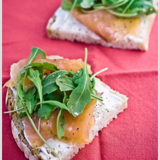 Tostada Salmón ahumado