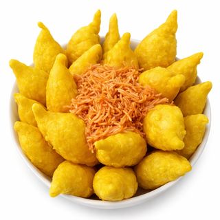 Beignets Jaunes-jaunes Aux Vermicelles