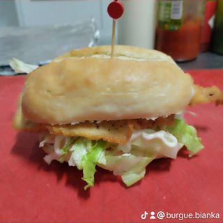 Pechuga empanada + Patatas