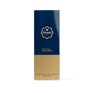 Línguas de Gato Chocolate Negro
