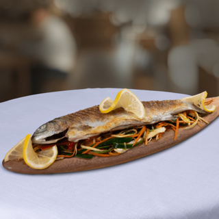 Pastrav la gratar cu legume 350g