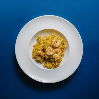 Pesto di pistacchi e gamberi