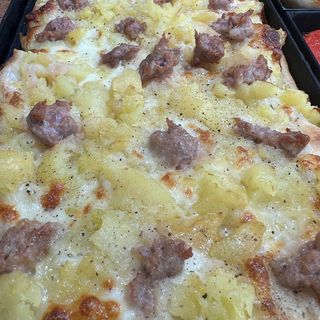 Patate e salsiccia teglia intera