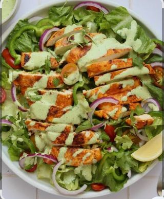 Chicken tikka salad
