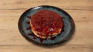 Američka palačinka sa Nutellom i malinama