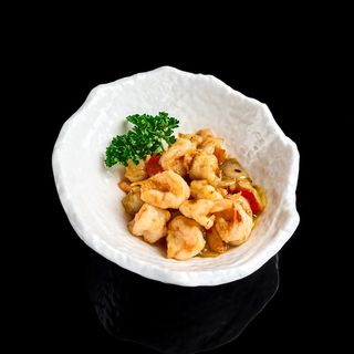 Gamberi in salsa piccante