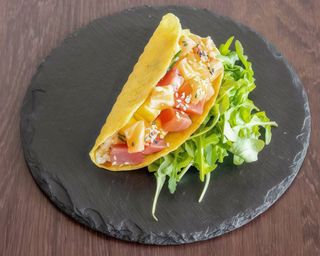 Taco de Salmão e Atum