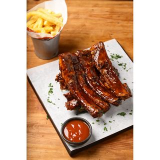 Double Rack Pork Square Ribs